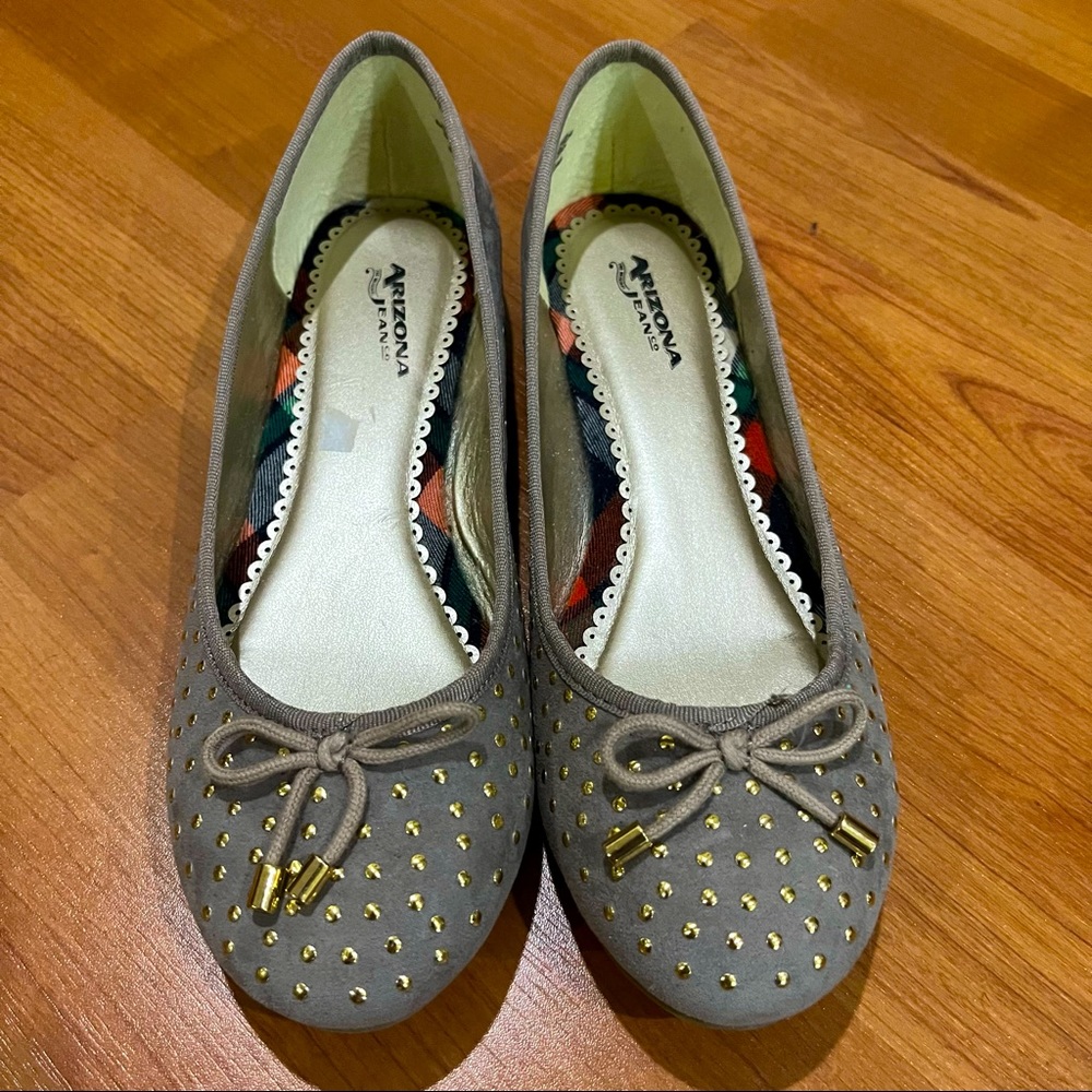 Arizona Jeans | Gold Embellished Bow Flat